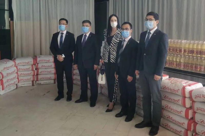 During the COVID-19 epidemic, the project department donated 10 tons of living materials to poverty-stricken households in Majdanpek.